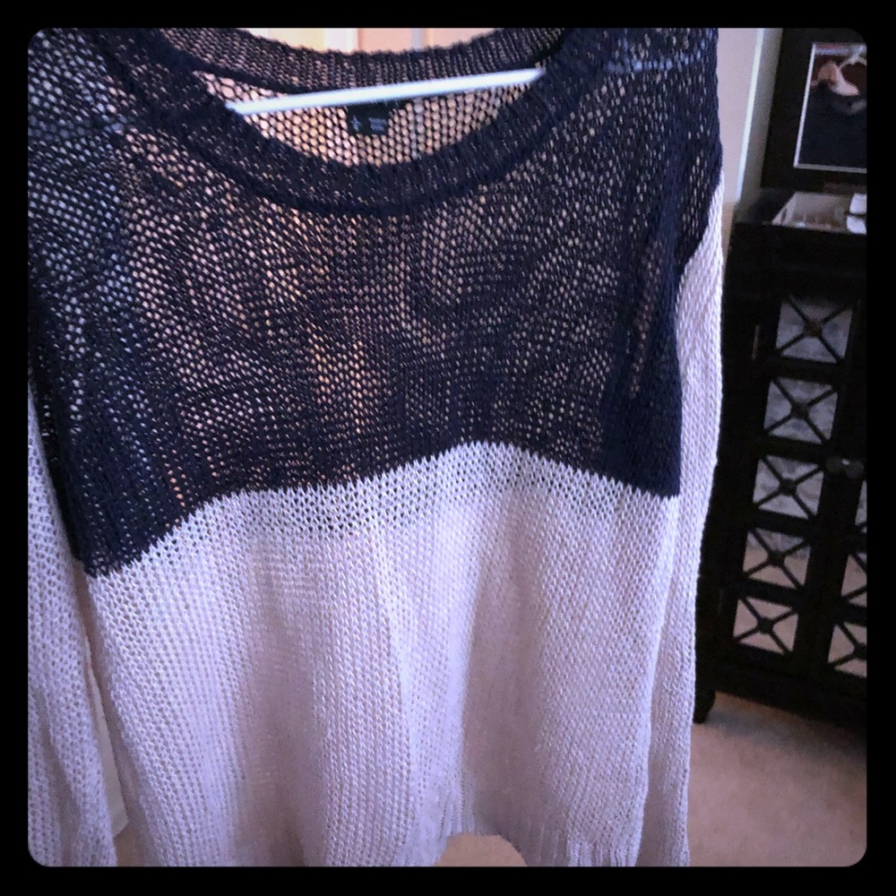 Theory weaved knit sweater